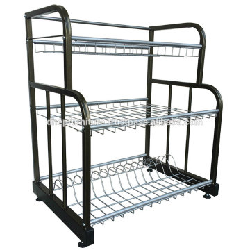 Metal Multiple Rack, Kitchen Plate Rack, Storage Rack